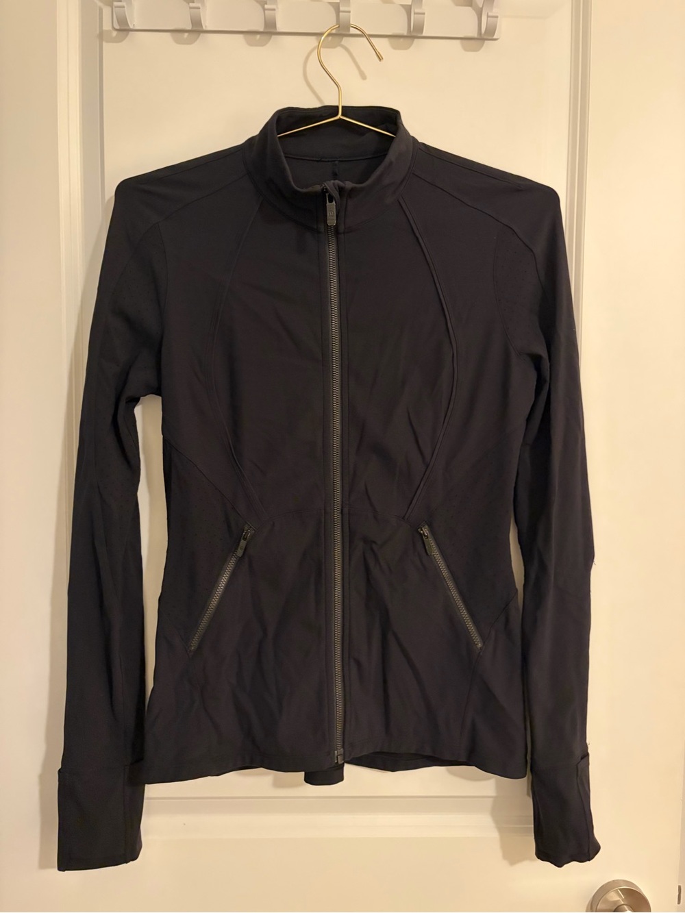 Lululemon Women's Black Zip-Front Active Jacket